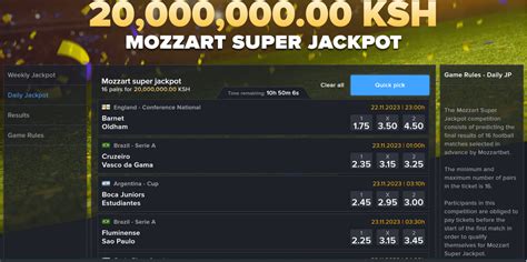 mozzart daily jackpot bonus|Ksh 20,000,000 – MOZZART SUPER DAILY JACKPOT.